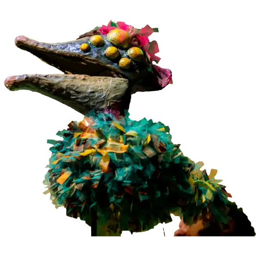 Birdini - Scenographic stage characters